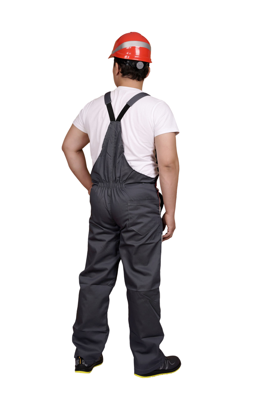 Костюм "ФАВОРИТ" летний: куртка, п/комб. тёмно-серый с серым — изображение 3