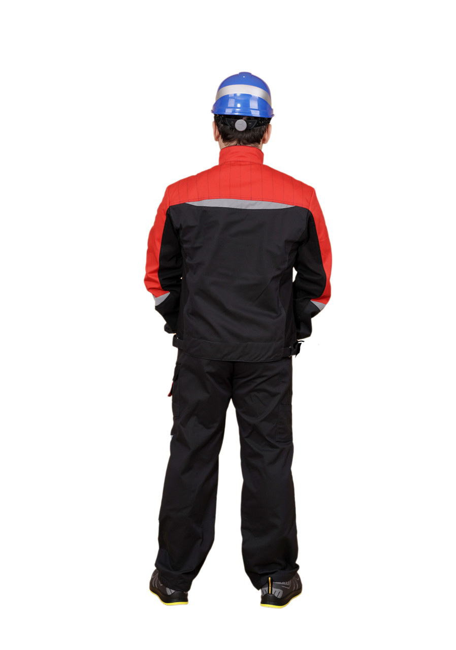 Рабочий костюм ФАВОРИТ-МЕГА летний темно-серый: куртка, п/к 100% Х/Б 2 Рабочий костюм ФАВОРИТ-МЕГА летний темно-серый: куртка, п/к 100% Х/Б — изображение 2