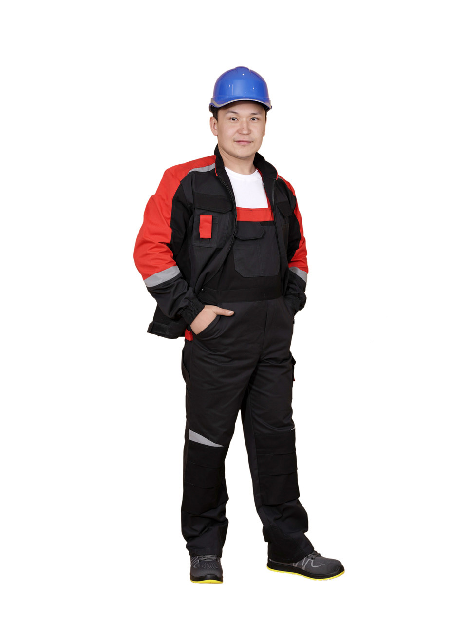 Рабочий костюм ФАВОРИТ-МЕГА летний темно-серый: куртка, п/к 100% Х/Б 4 Рабочий костюм ФАВОРИТ-МЕГА летний темно-серый: куртка, п/к 100% Х/Б — изображение 4