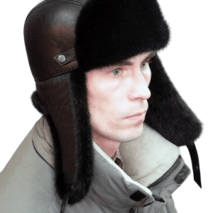 Каска ушанка утепленная.