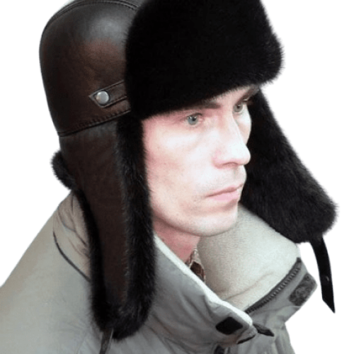 Каска ушанка утепленная.
