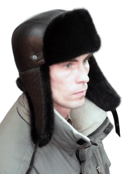 Каска ушанка утепленная.