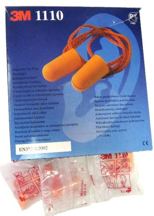 Беруши 3М 1110 со шнурком (29дБ)