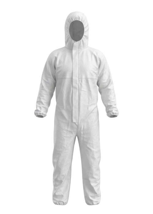 Комбинезон одноразовый из спанбонда.